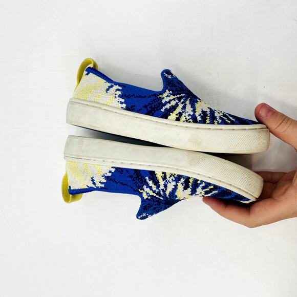 Rothy's Blue Burst Kids Sneakers - Picture 4 of 6